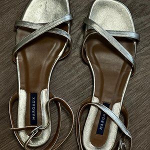 Margaux Flat Sandal // Champagne // 8.5 W